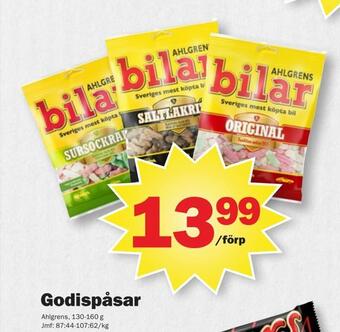 Pekås Godispåsar erbjuda