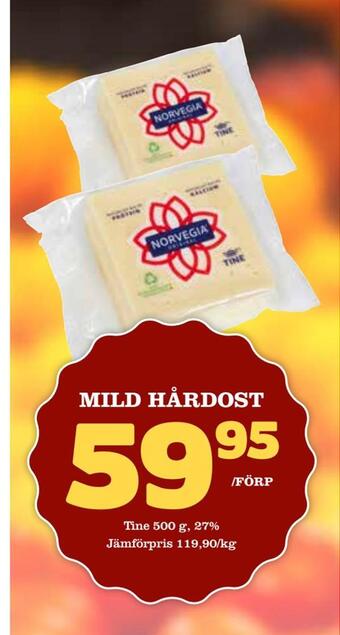 Supergrossen Mild hårdost erbjuda