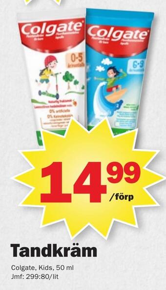 Pekås Tandkräm erbjuda