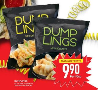 Willys Dumplings erbjuda
