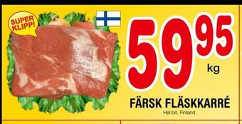 Nya Pulsen Färsk fläskkarré erbjuda