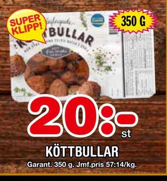 Nya Pulsen Köttbullar erbjuda