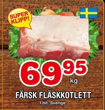 Nya Pulsen Färsk fläskkotlett erbjuda