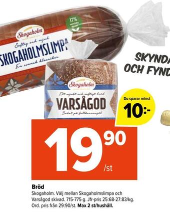 Coop Extra Bröd erbjuda