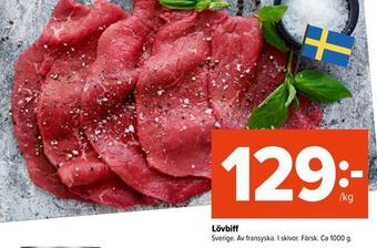 Coop Extra Lövbiff erbjuda