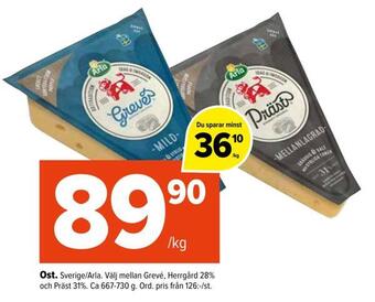Coop Extra Ost erbjuda