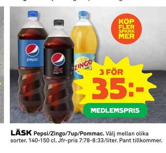 Coop Läsk erbjuda