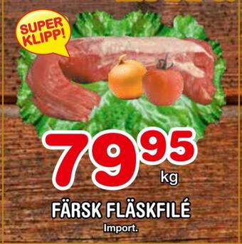 Nya Pulsen Färsk fläskfilé erbjuda