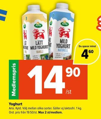 Coop Extra Yoghurt erbjuda