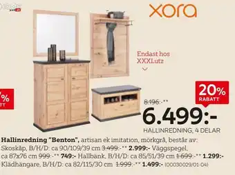 XXXLutz Hallinredning, 4 delar erbjuda