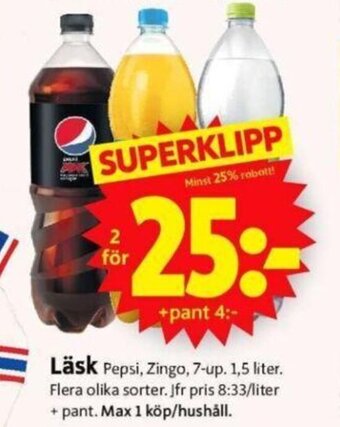 ICA Supermarket Läsk erbjuda
