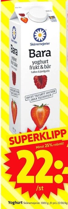 ICA Supermarket Yoghurt erbjuda