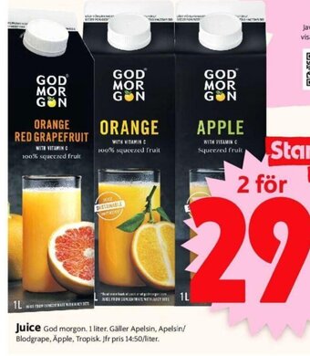 ICA Supermarket Juice erbjuda
