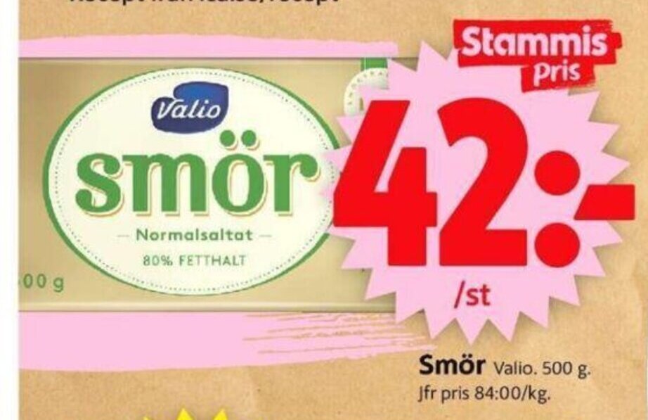 Smör erbjudande hos ICA Supermarket