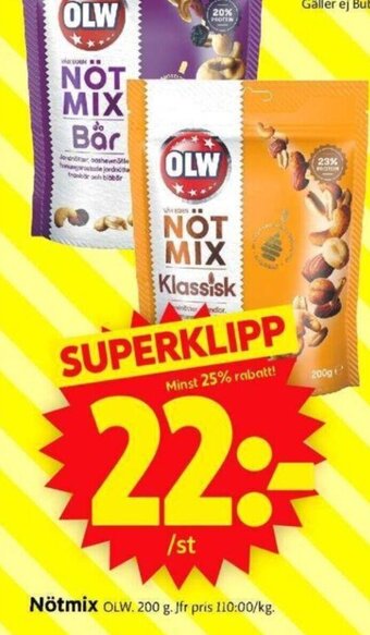 ICA Supermarket Nötmix erbjuda