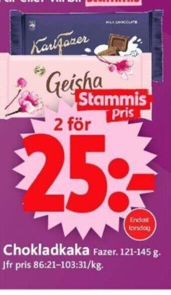 ICA Supermarket Chokladkaka erbjuda