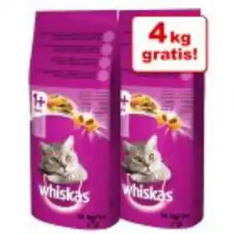 Zooplus 24 + 4 kg på köpet! 2 x 14 kg whiskas kattfoder erbjuda