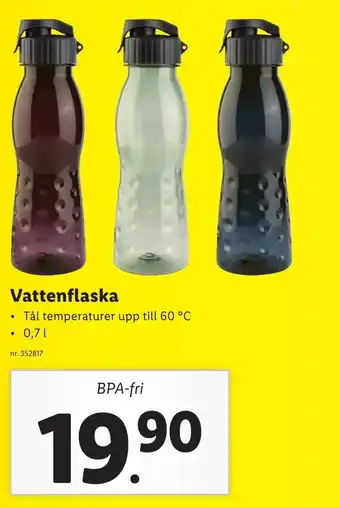 Lidl Vattenflaska 0,7L erbjuda