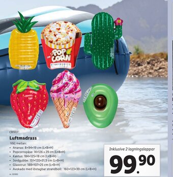 Lidl Crivit Luftmadrass erbjuda