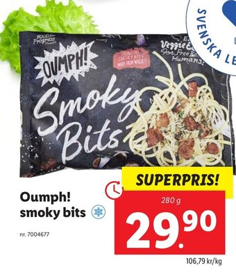 Lidl Oumph! smoky bits 280g erbjuda