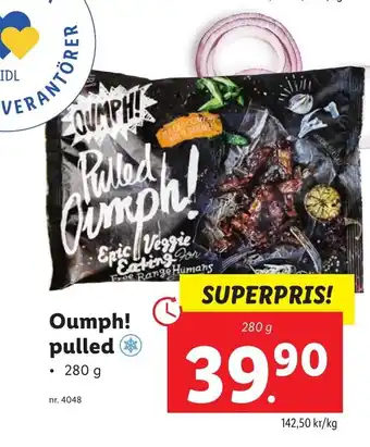 Lidl Oumph! pulled 280g erbjuda
