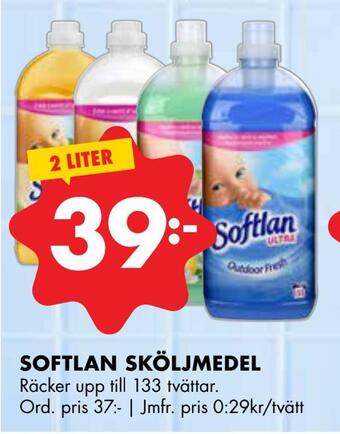 ÖoB Softlan sköljmedel erbjuda