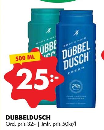 ÖoB Dubbeldusch erbjuda