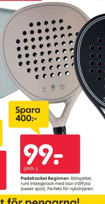 Rusta Cutler padelracket erbjuda