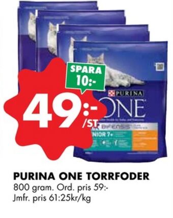 ÖoB Purina one kattmat erbjuda