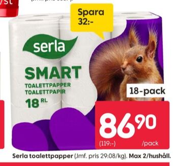 Smart toalettpapper