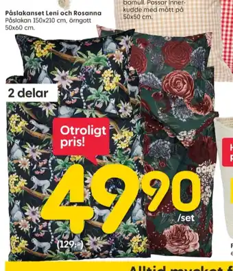 Rusta Swiffer bäddset erbjuda