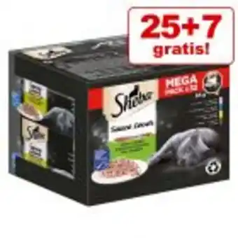 25 + 7 på köpet! 32 x 85 g sheba i portionsformar