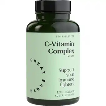 Great earth c-vitamin complex 120 tabletter
