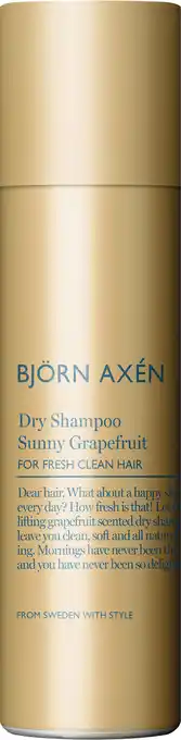 Apotek Hjärtat Björn axén dry shampoo sunny grapefruit 150 ml erbjuda