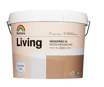Väggfärg living 20 vit bas a 9l