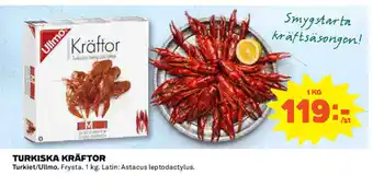 Coop Daglivs Turkiet/Ullmo Turkiska Kräftor 1kg erbjuda