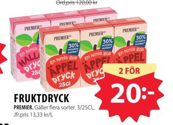 Handlar'n Fruktdryck erbjuda