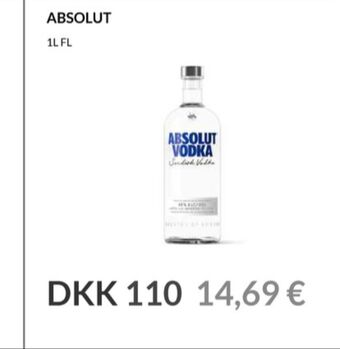 Nielsen Discount Absolut vodka erbjuda