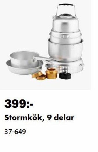 Biltema Stormkök, 9 delar erbjuda
