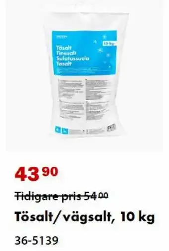 Biltema Tösalt/ Vägsalt, 10 kg erbjuda