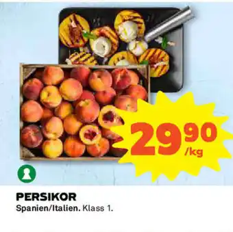 Coop Daglivs Spanien/Italien Persikor erbjuda