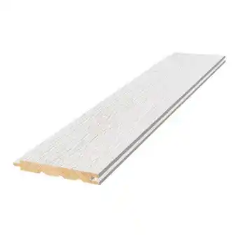K-rauta Panel 14x145x3600 rough vit natur 2,91m2 erbjuda