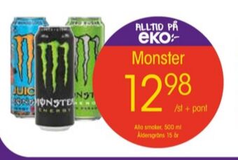 EKO Monster energidryck erbjuda