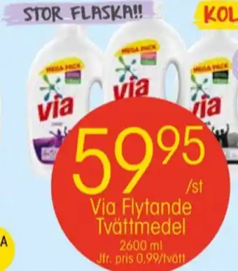 EKO Via tvättmedel flytande erbjuda