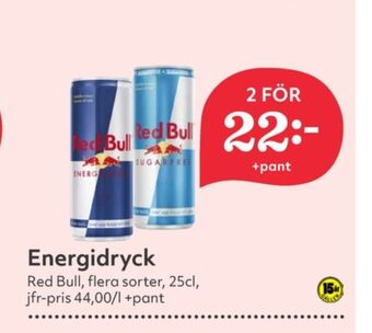Hemköp Red bull energidryck erbjuda