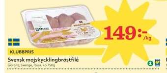 Hemköp Garant kycklingbröstfilé erbjuda