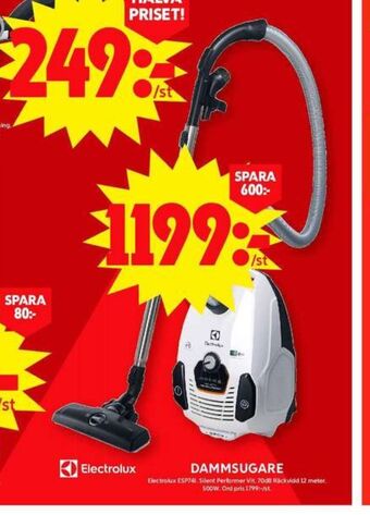ICA Maxi Electrolux dammsugare erbjuda