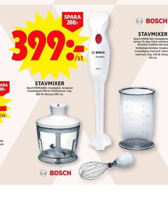 ICA Maxi Bosch stavmixer erbjuda