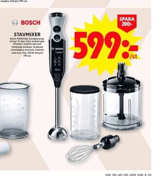 ICA Maxi Bosch stavmixer erbjuda