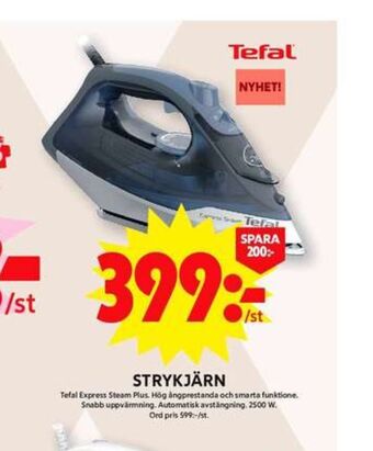 ICA Maxi Tefal strykjärn erbjuda